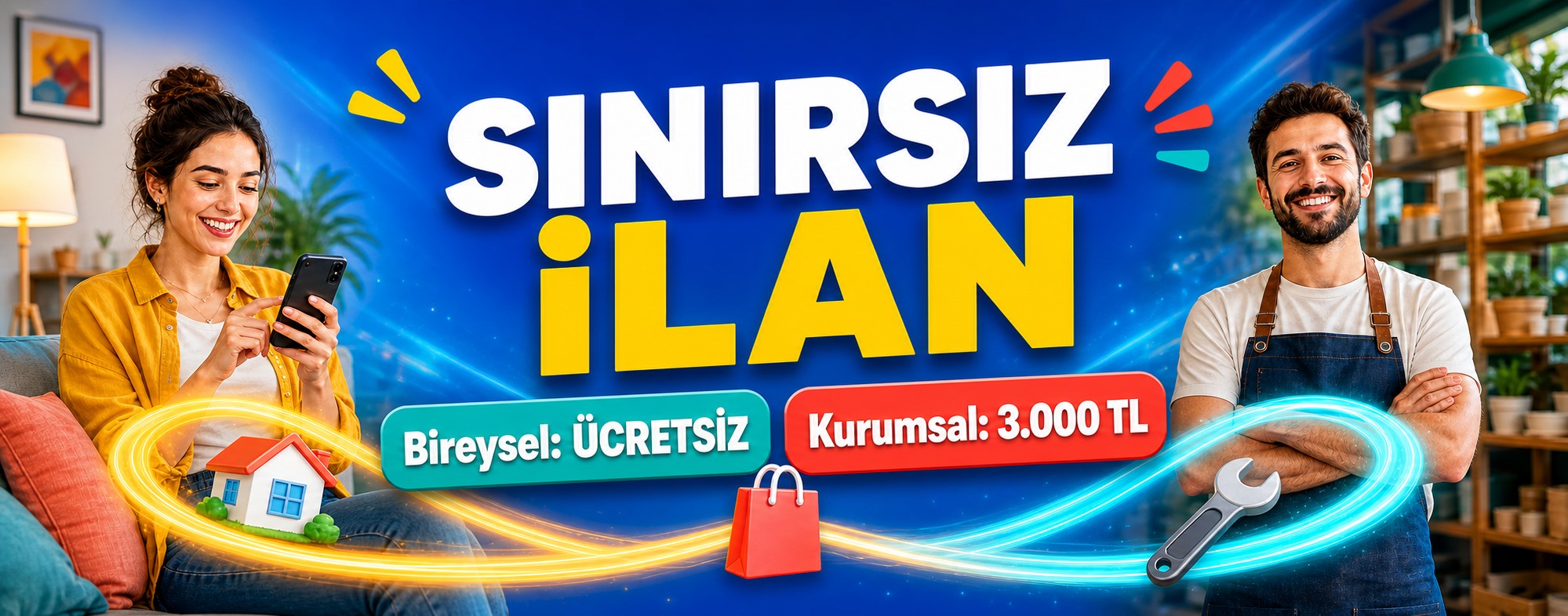 Bireysel ve kurumsal sınırsız ilan seçenekleri